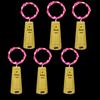 6pcs Bottle Light Battery Power LED Wine Bottle Cork Light String Fairy Christmas Garland for Bar Wedding Xmas Party Decoration