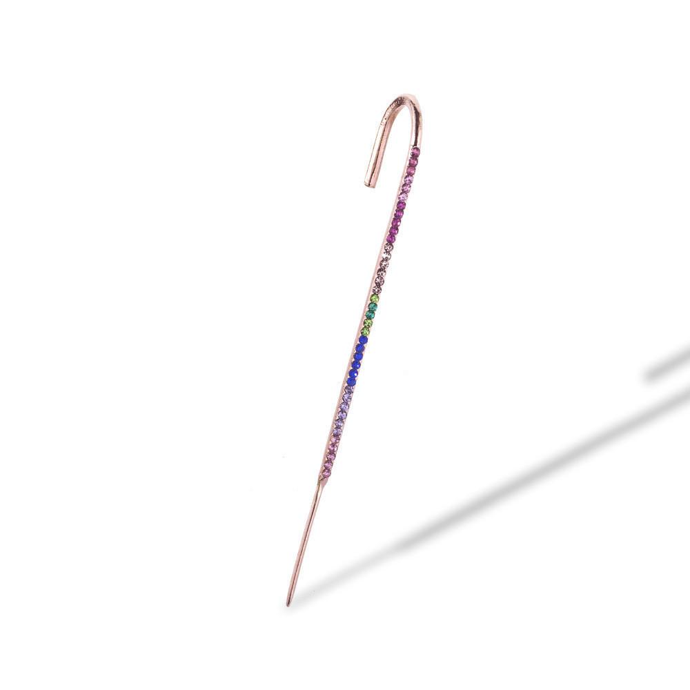 Minimalist Ear Stylish Cuff Earrings With Rhinestones For Weddings Gifts And