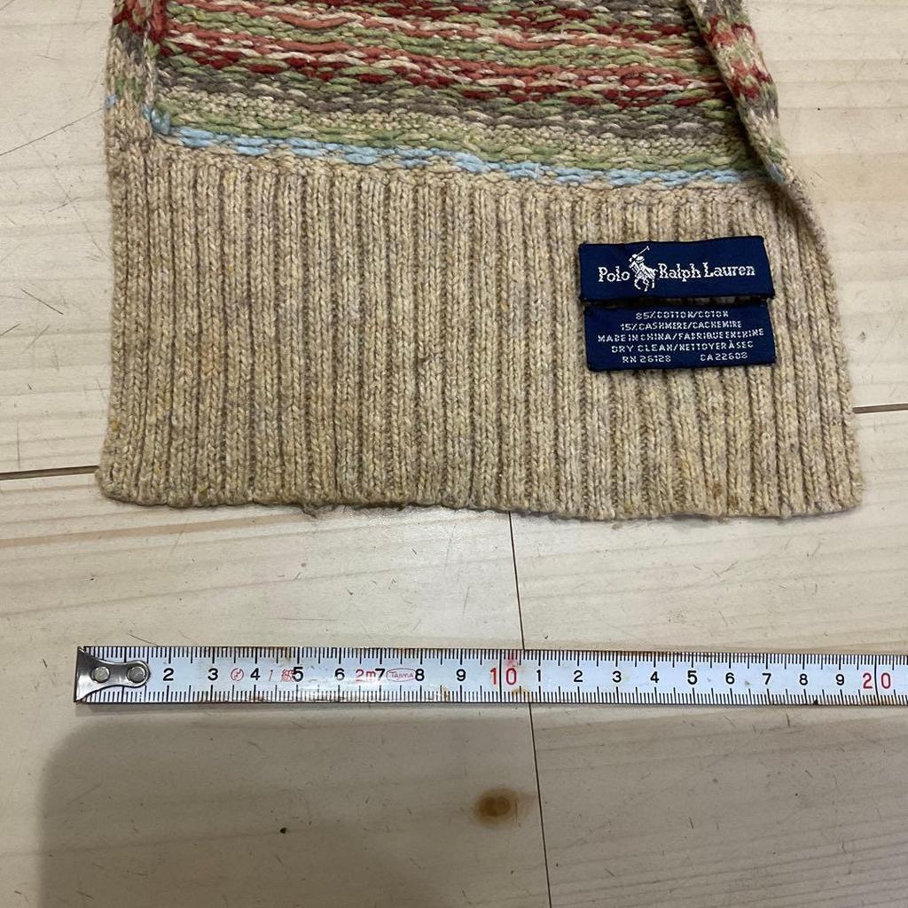 Used Polo Ralph Lauren multicolor scarf
