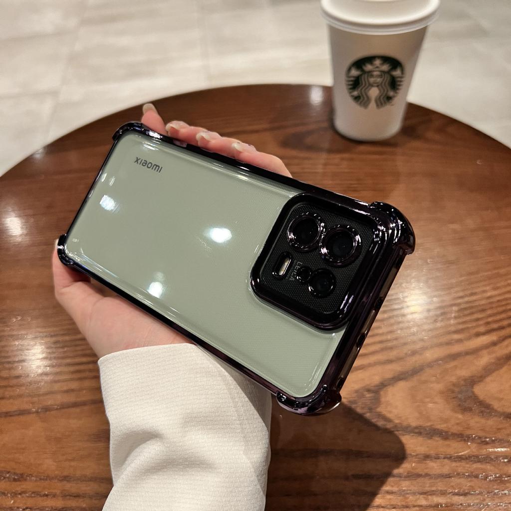 Подходит для Xiaomi Mi 11 чехол для телефона с подушкой безопасности по углам Redmi note11 прозрачный с гальваническим покрытием K11 защитная пленка для объектива 11C противоударный чехол