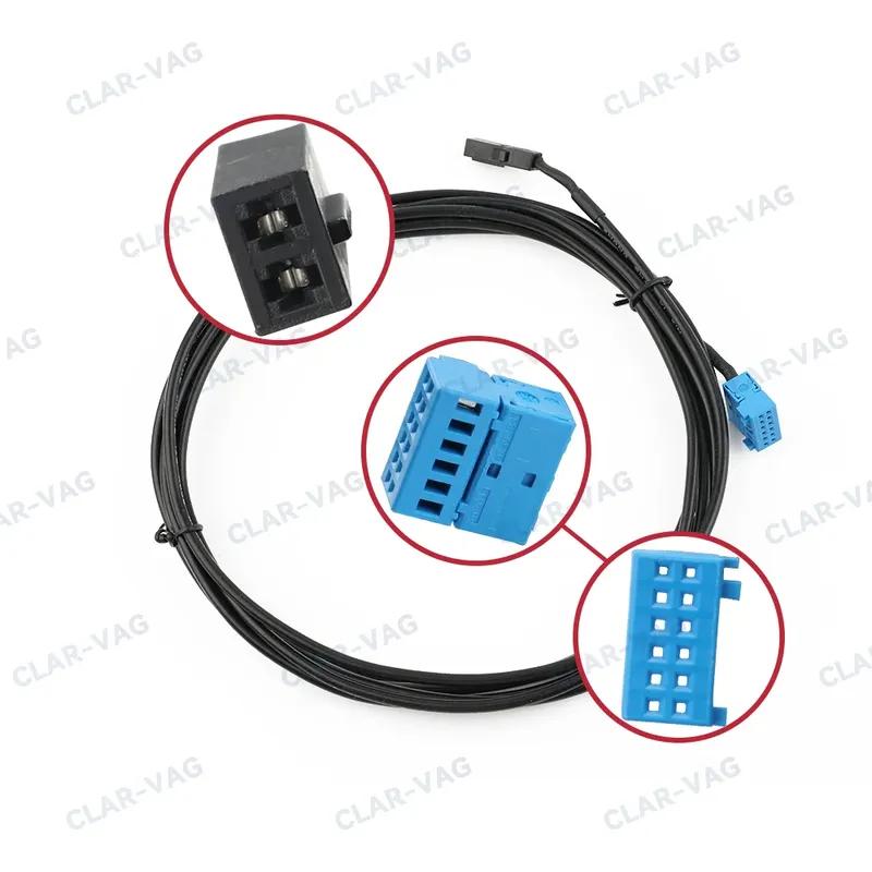 MIB2 STD2 ZR NAV Radio Power Converter Cable Wire Harness With 2 to 2 Cable for Golf 7 MK7 Passat B8 MQB TIGUAN POLO 6C