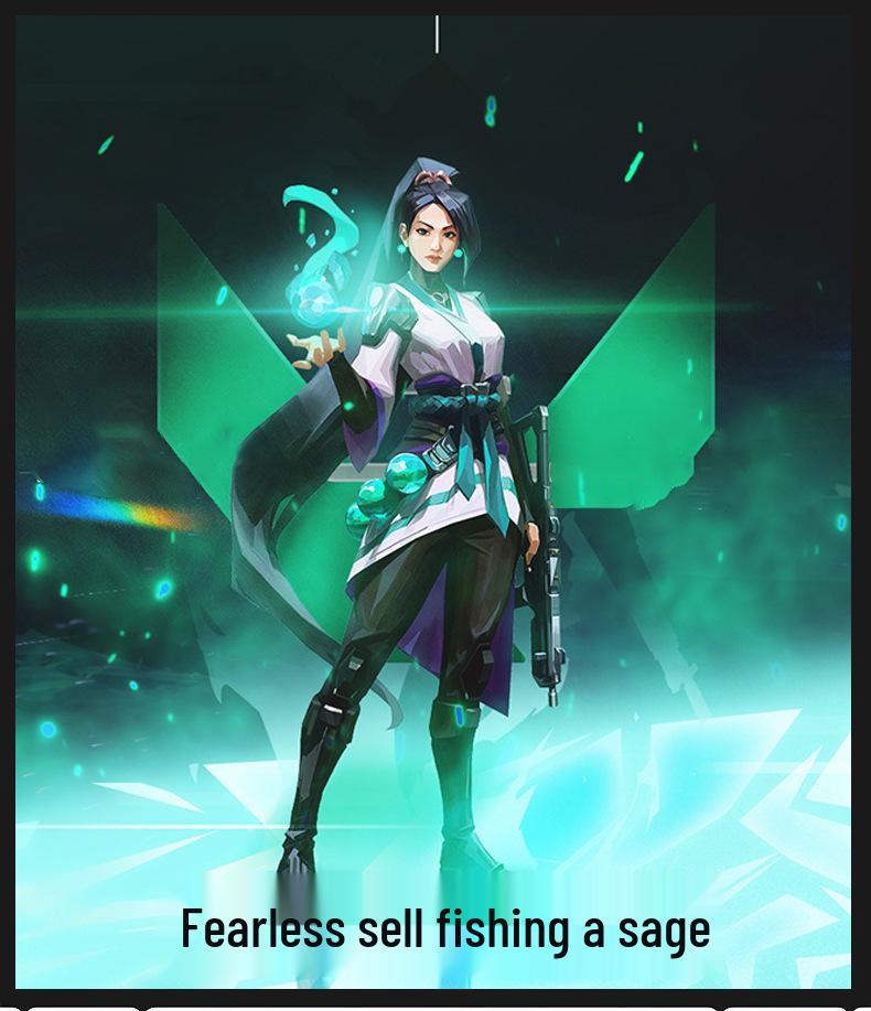 Костюм Косплея Сейдж из Valorant Комплект