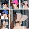 Uv Protect Sun Hat Foldable Large Brim Visor Cap Beach Sun Hat Outdoor Fashion