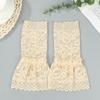 Decorative Gloves Arm Cover Lace Cuffs Ruffles Elbow Sleeve Fake Sleeve Detachable Sleeve Cuffs