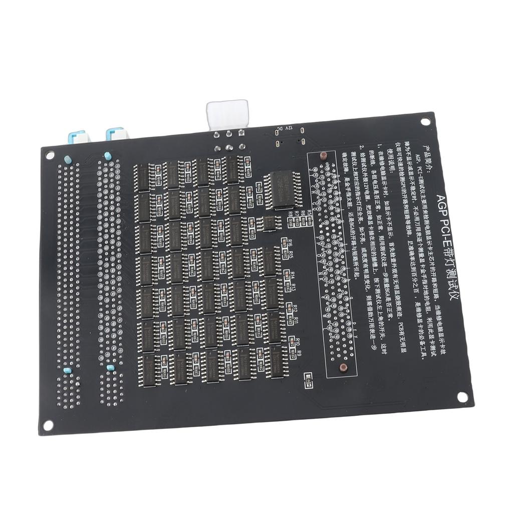 Тестер видеокарт со светом AGP PCI E Двойного назначения Дисплей Тестер видеографической карты