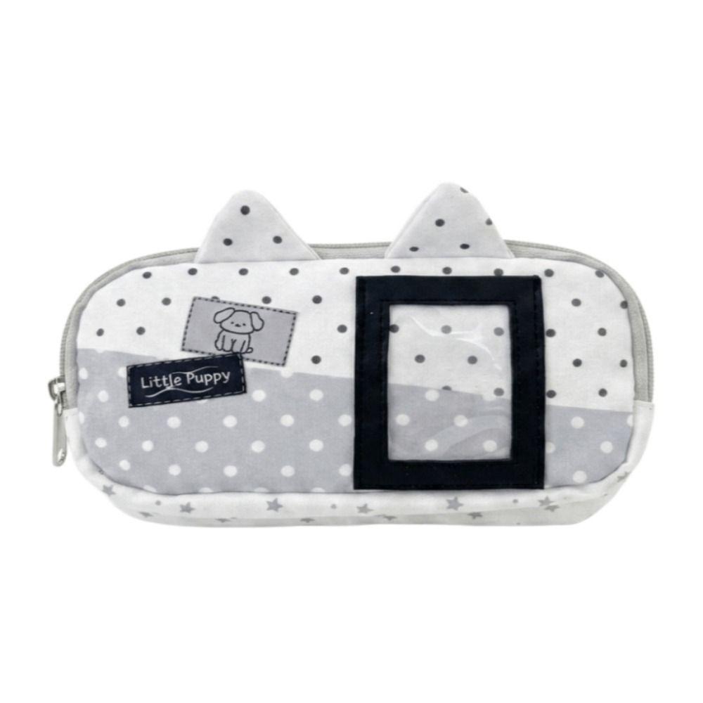 Desktop Storage Polka Dot Pencil Case Y2K Star Stripe Stationery Bag Stationery Holder
