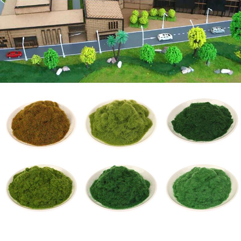 3/5 мм травяной флок порошок для искусственной местности игры ландшафтные аксессуары искусственная трава песок стол модель железная дорога макет