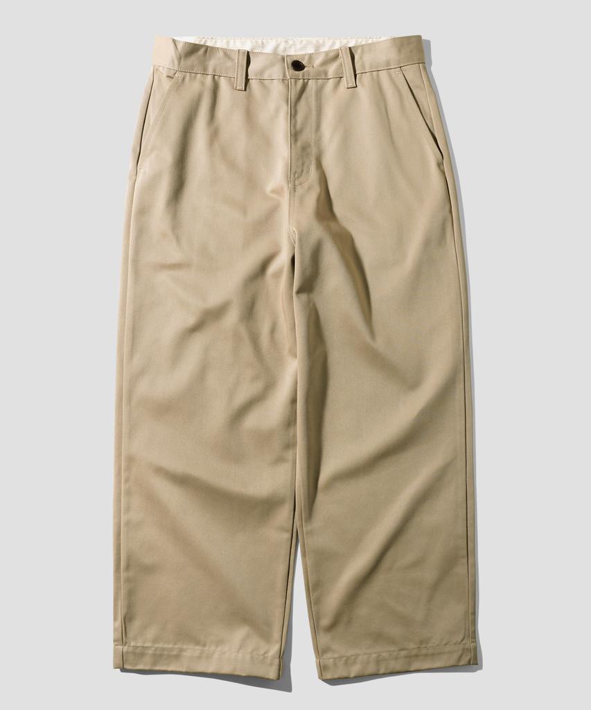 PERSTEP Mix Wide Chino Pants Beige Julp4687