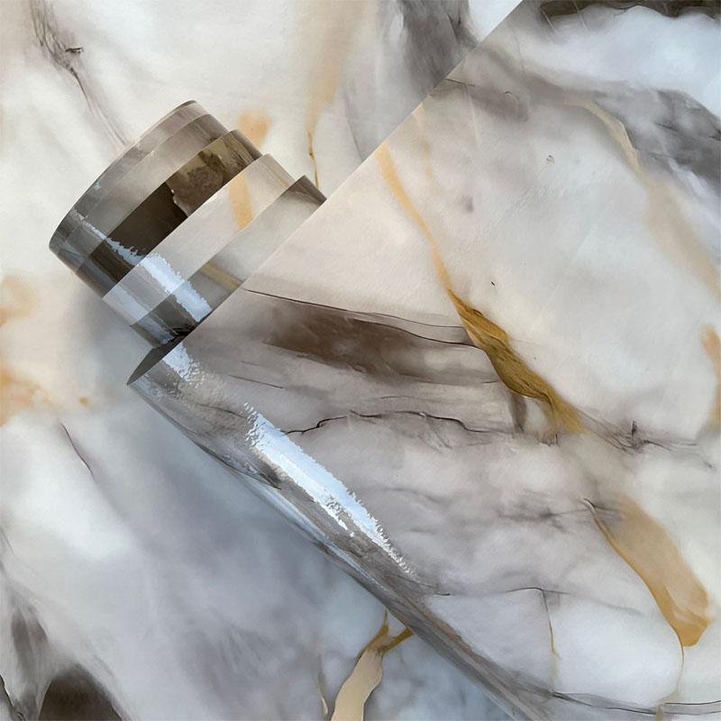 Утолщенные Декоративные Обои Наклейки на Стену Обои для Кухонного Рабочего Стола 40 см Водонепроницаемые и Маслостойкие Самоклеящиеся Домашние