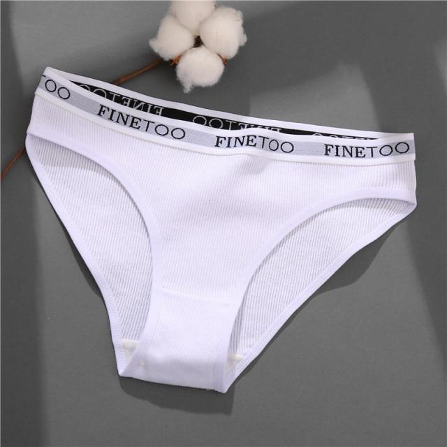 FINETOO Женские хлопковые трусики, нижнее белье, нижнее белье, трусы с надписью, женские сплошные цвета, M-XXL, женские сексуальные трусики, трусы для девочек