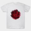T Shirt Women Red Lantern Core Splash Art Harajuku Print Kawaii Tshirt Summer Short Sleeve Female T-Shirt Top Tee
