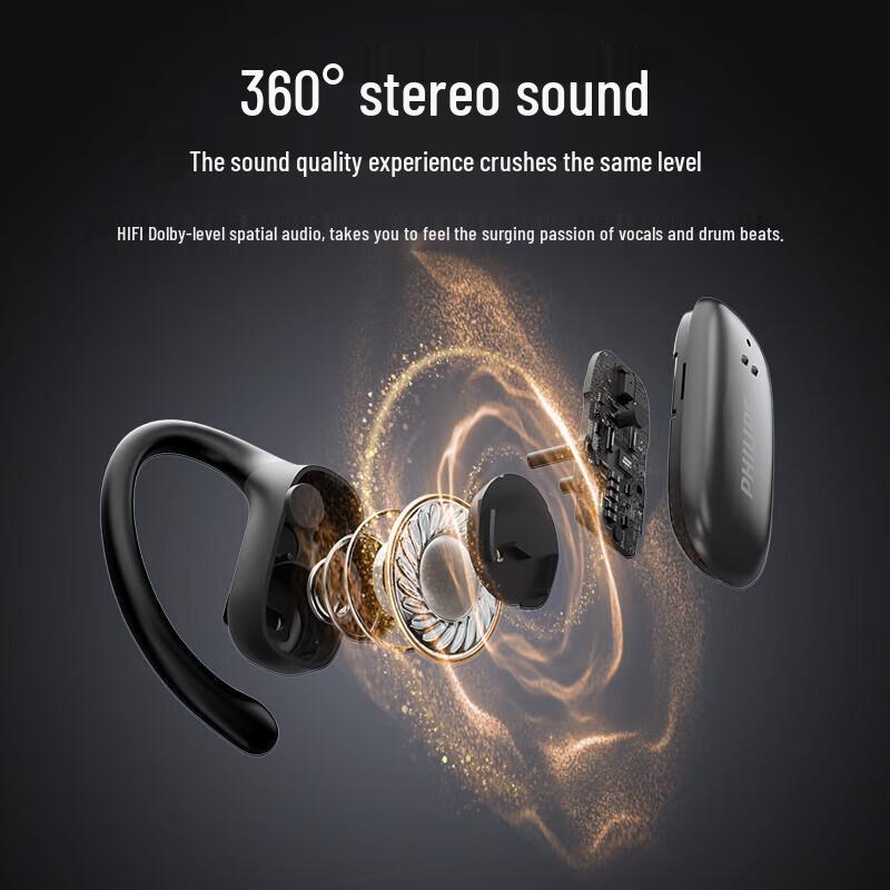 Philips TAT3708 Open-Ear Sports Bluetooth Headset