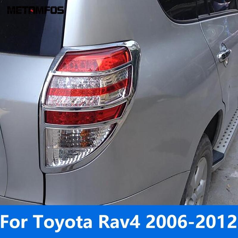 Для Toyota Rav4 Rav 4 2006-2011 2012 Хромированная Накладка на Задний Фонарь Фонари Заднего Хода Защитная Накладка Аксессуары Стайлинг Автомобиля