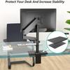 Thin Table Top Reinforcement Bracket Plate Punch-Free Monitor Bracket  Laptop Stand