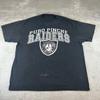 Винтажная мужская футболка с графическим принтом Oakland Raiders Puro Pinche, размер L, футбольная футболка NFL