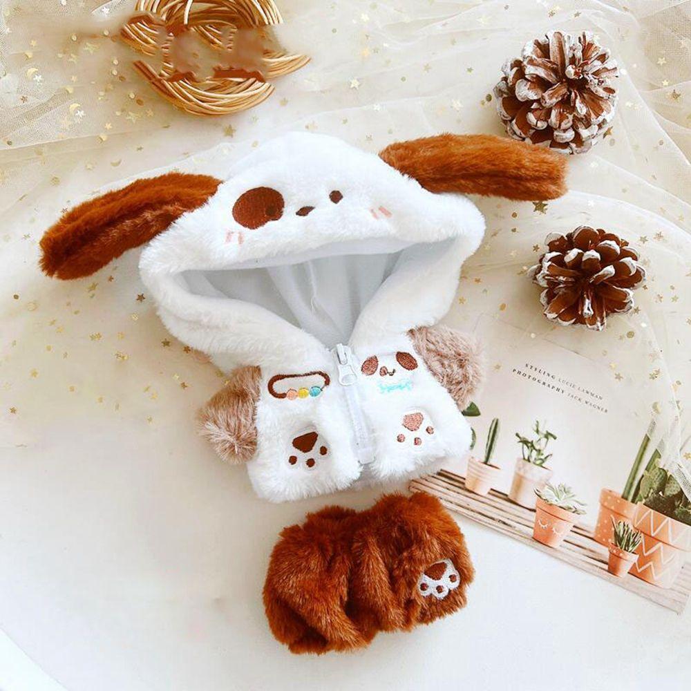Suit Cotton Stuffed Dolls Toys Accessories Doll Fur Coat Doll Hoodies Doll Shorts 20cm Doll Clothes