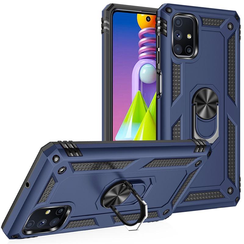 Для Samsung Galaxy M51 M32 M02 M21 2021 автомобильный магнитный держатель для защитного кольца подставка чехол для телефона для M31 M21 M01 M12 задняя крышка