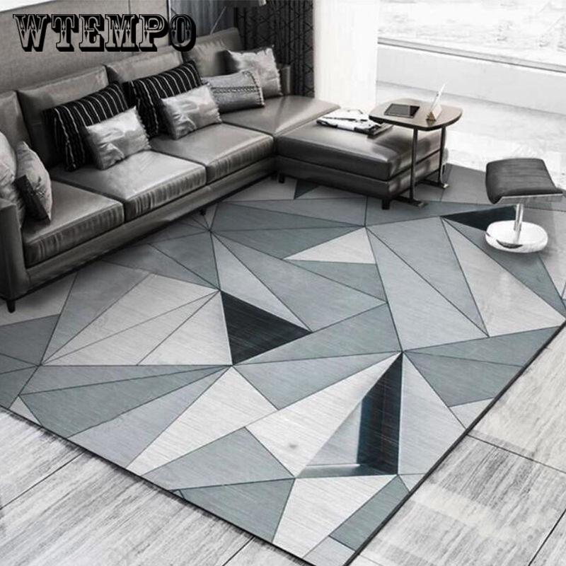 Современный металлический ковер геометрические ковры для спальни для гостиной, модный декор, коврики для гостиной
