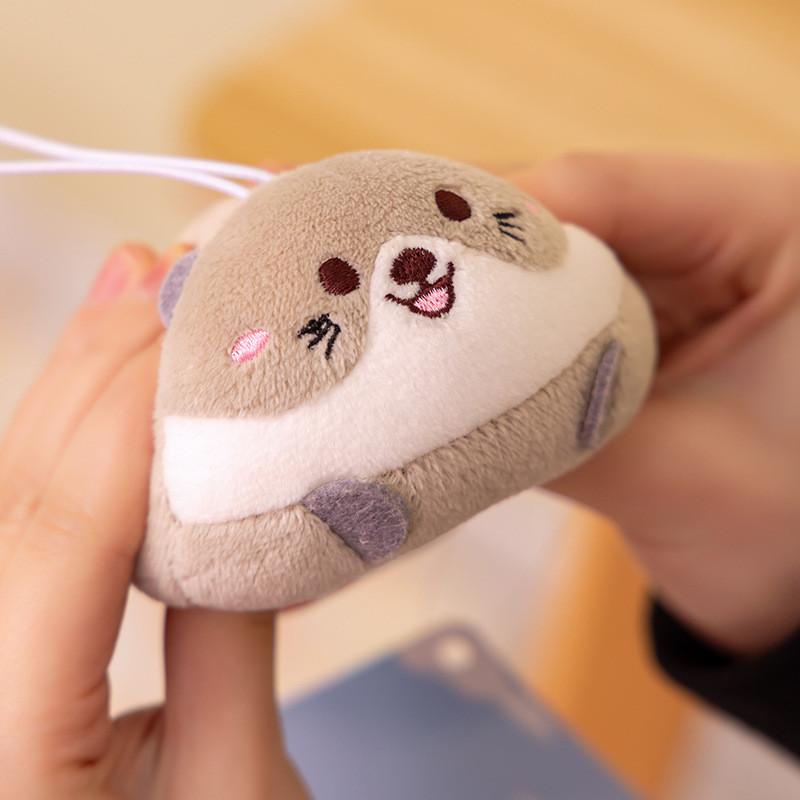 Soft Cuddly Miniature Plush Fox Toy Keychain Perfect For Bags Accessories