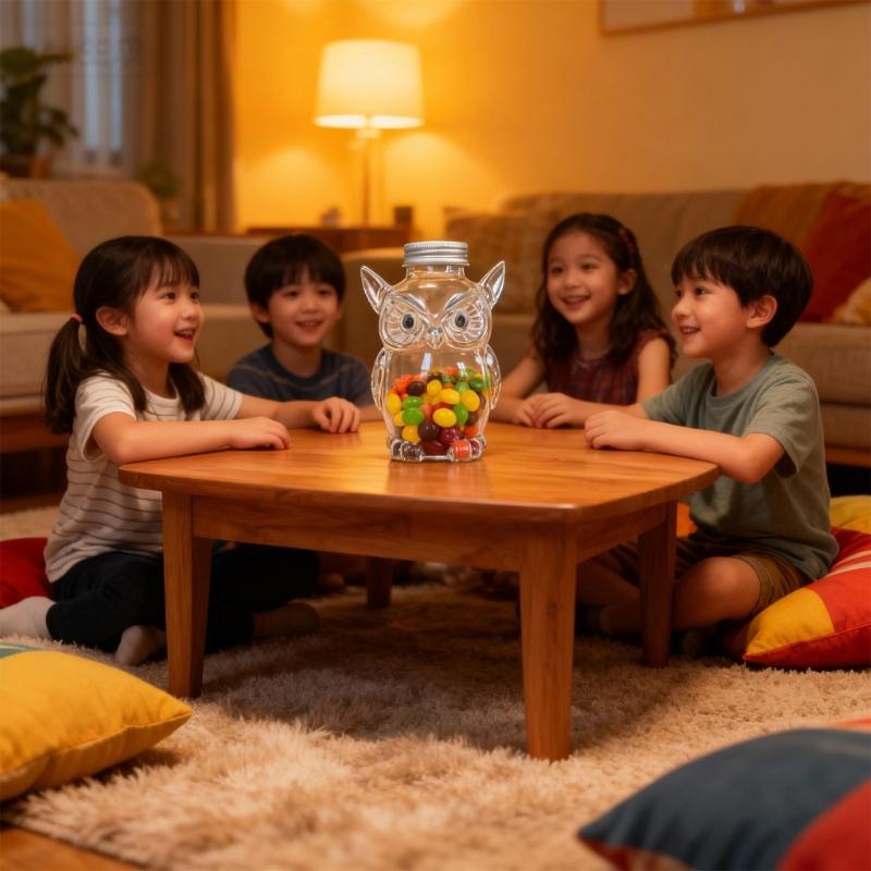 Dog Themed Airtight Glass Snacks Jar With Secure Lid For Storing Cookie Coffee Bean Pet Treats Kitchen Organizers