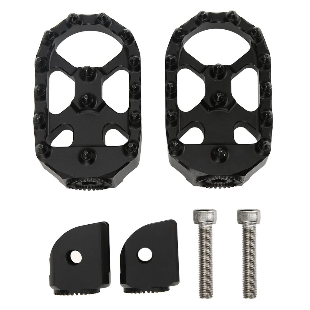 2 шт. передние подножки CNC алюминиевые анодированные противоскользящие сменные для R1200GS R1250GS LC черные