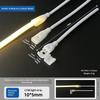 5PCS 2PIN LED Strip Connection Cable 220V AC Fits 4MM X 10MM COB Strip for Indoor Window Decor Lighting