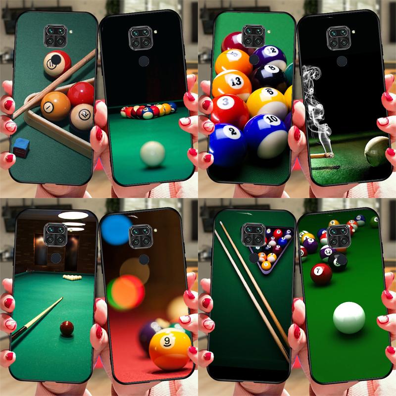 Sports billiards Case For Redmi Note 8 9 10 11 12 Pro Plus 10S 11S 12S Cover For Redmi 9C 10A 10C 12C Coque