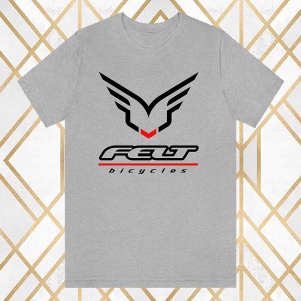 Felt Bicycles Bikes Bicycle Men Gray T-Shirt Size S 3XL