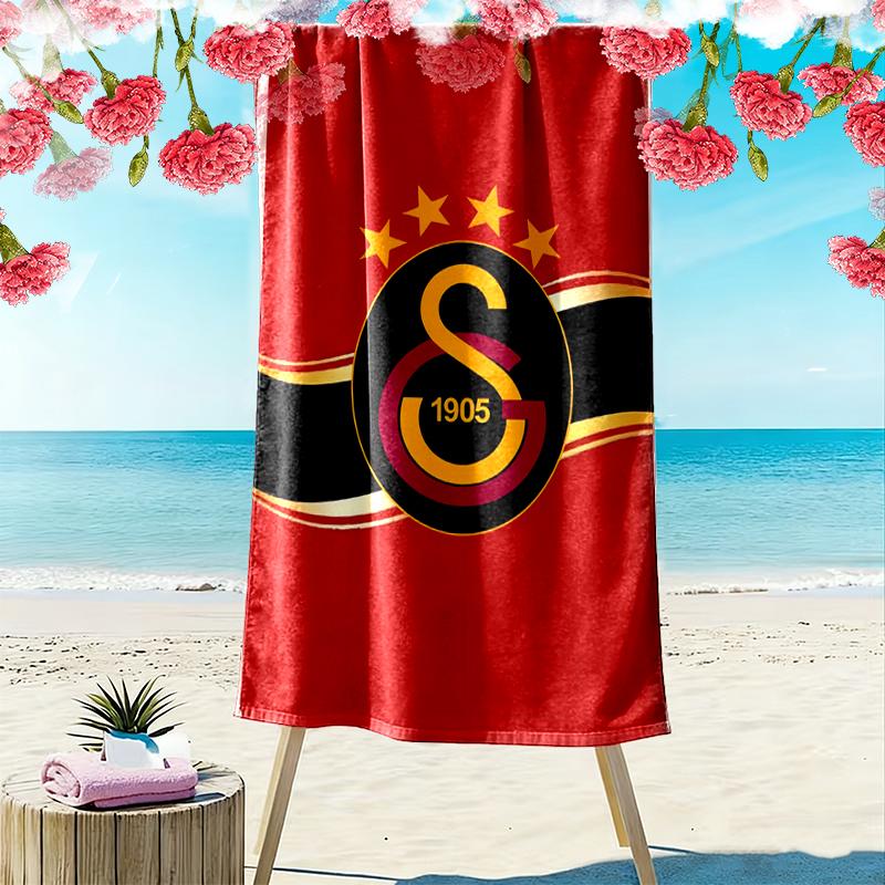 Пляжное полотенце Galatasaray SK, подходит для различных ситуаций, таких как кухня, ванная комната и пляж