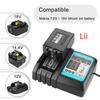 18V 20000mAh Rechargeable Power Tools Battery for Makita with LED Li-ion Replacement LXT BL1860B BL1860 BL1850+3A Charger