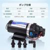 DC 12V Water Supply and Drainage Pump, 160 PSI, 6 L/min, Self-Priming Water Pump, Diaphragm Pump, Built-in Automatic Pressure Switch, for Campervans,