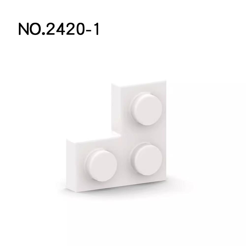Нетоксичные 20 шт. Детали Moc 2420 Пластина 2x2 Угловая Совместимые Кирпичики DIY Сборка Строительные Блоки Частицы Детская Головоломка Развивающая Игрушка Подарок