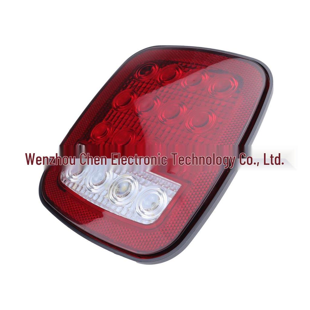 Universal LED Truck Trailer Tail Light: High-Brightness Brake, Running, License Plate & Warning Light