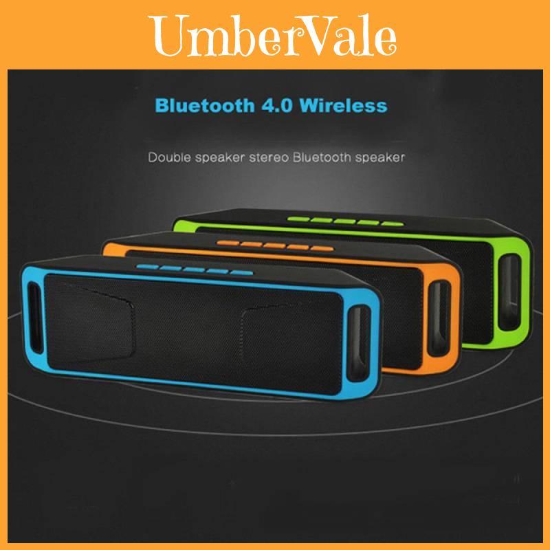 Стильный мини-динамик Bluetooth с двумя каналами и USB-подключением для использования на рабочем столе и в автомобиле
