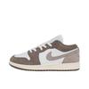 Кроссовки Air 1 Low GS Olive Grey Enigma Stone для детей Summit-White Pale-Ivory 553560-026