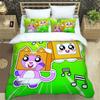 Lankybox Foxy Boxy Cute Printed Bedding Collections Exquisite Bed Supplies Set Duvet Cover Bed Comforter Set Bedding Set Luxury