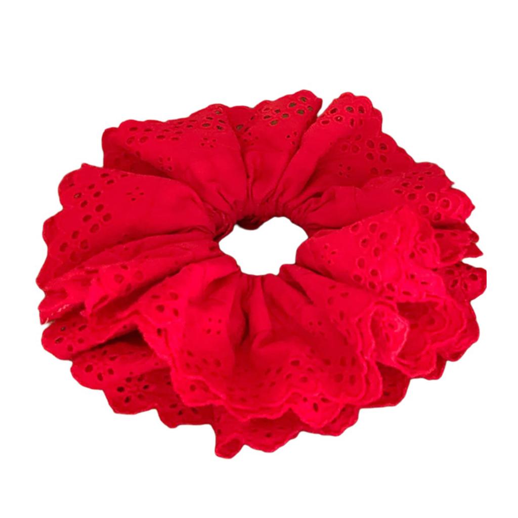 Oversized Hair Scrunchies Multi-layer Lace Hair Scrunchy Elastic Hair Tie Thick Updo Hair Rope Female Hair Ornaments