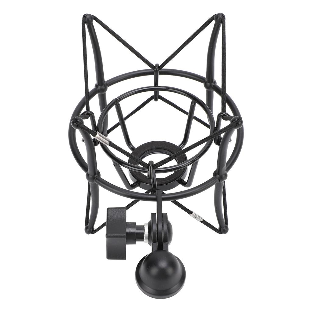 Microphone Shock Mount Zinc Alloy Anti Vibration Studio Mic Shockmount Stand Secure Support for Recording Station Studio