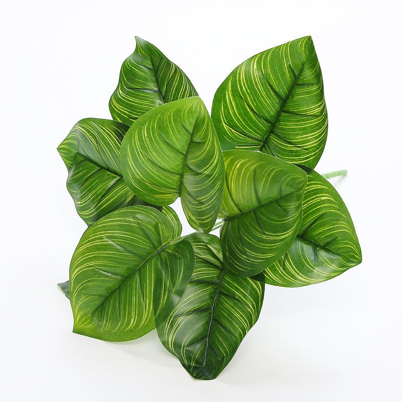 Искусственный Зеленый Декор и Декор Стены из Растений с Имитацией Листьев