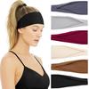 Headbands for Women Non Slip Sweat Hairband Soft Stretchy Head Bands Sport Workout Yoga Running Travel Headwrap Hair Accessories