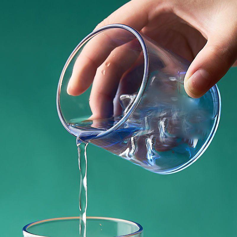 Стакан для виски Японский 3D Гора Вода Ледник Кружка Водка Бокал для вина Фудзи Художественное произведение Подарок Бутылка Горячее стекло Посуда для напитков