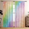 Радужные блестящие цветные напечатанные шторы 100% полиэстеровое волокно карнизные шторы спальня гостиная балкон декоративные шторы