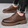 2025 Spring Trend Men's Boots, Vintage Young Men's Shoes, British Fashion Low Top Martin Boots