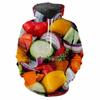 Autumn Fruit Vegetable 3D Print Hoodies Men Women Fashion Casual Sweatshirts Oversized Hoodie Pullovers Tracksuit Clothing