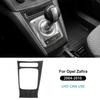 Наклейка из настоящего мягкого углеродного волокна для Opel Zafira B 2004 2005 2006 2007 2008 2009 2010 LHD Автоматическая рамка переключения передач