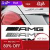 For Mercedes Benz 3D Aluminum Stickers Trunk Car Logo Decoration Label For Mercedes Benz AMG W204 W205 W203 W211 W212 W213 W201