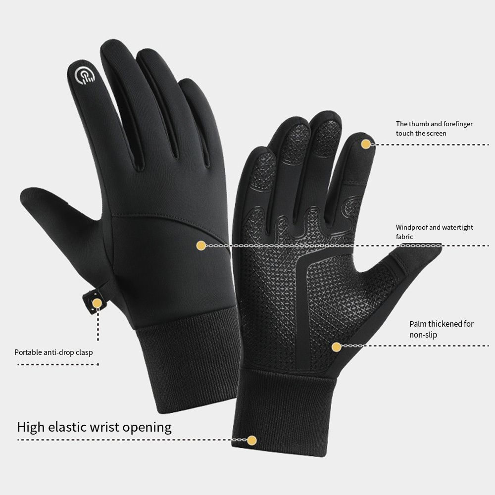 Touchscreen Sports Mittens Warm Outdoor Riding Mittens Multifunction Winter Gloves  Men Women