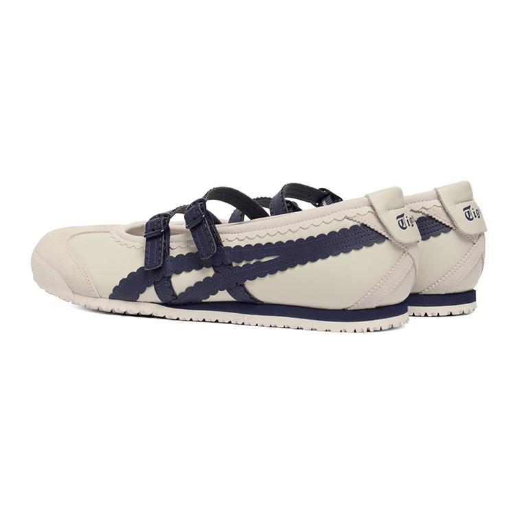 ONITSUKA TIGER MEXICO 66 Туфли на плоской подошве Mary Jane Женские Бежевые 1182A678-200