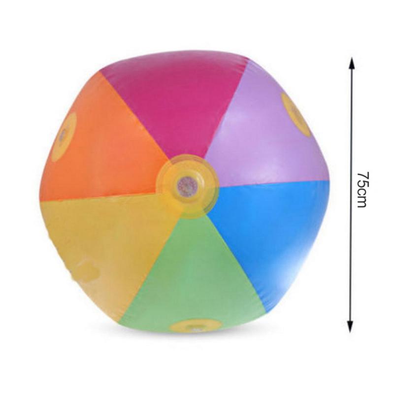 Летний Забавный Надувной Водяной Шар-Брызгалка 75 см, Игрушка-Брызгалка для Улицы, Сада, Газона, Заднего Двора, Игрушки для Игр в Воде для Детей