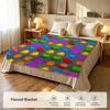 Игровое одеяло C-Candy C-Crush S-Saga Throw из фланели, мягкое для кожи, подходит для дивана, гостиной, кровати, путешествий и в качестве подарков